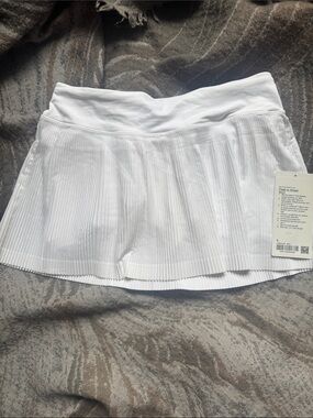 lululemon white Pleat to Street Skirt
